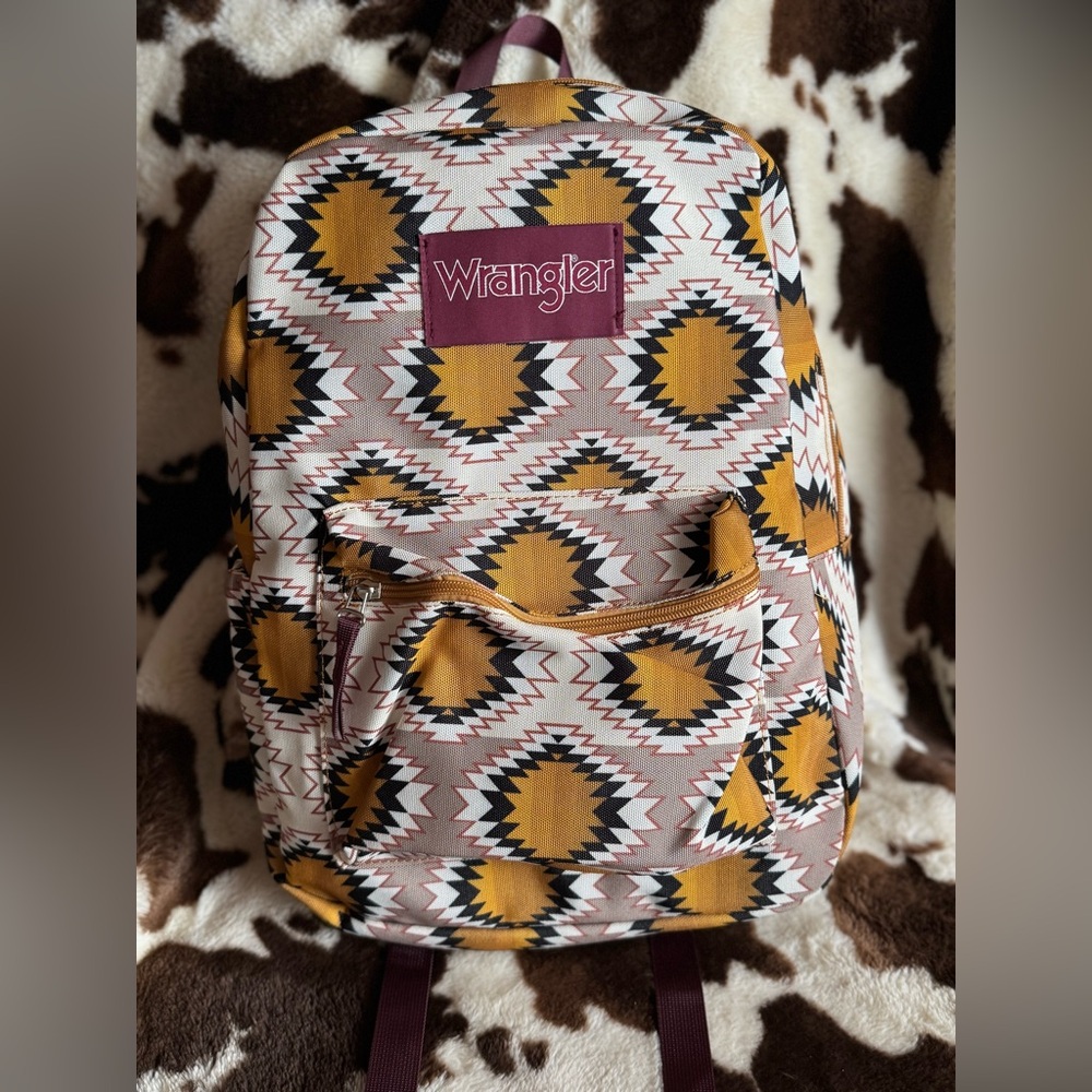 Wrangler Aztec Backpack - Yellow and Brown